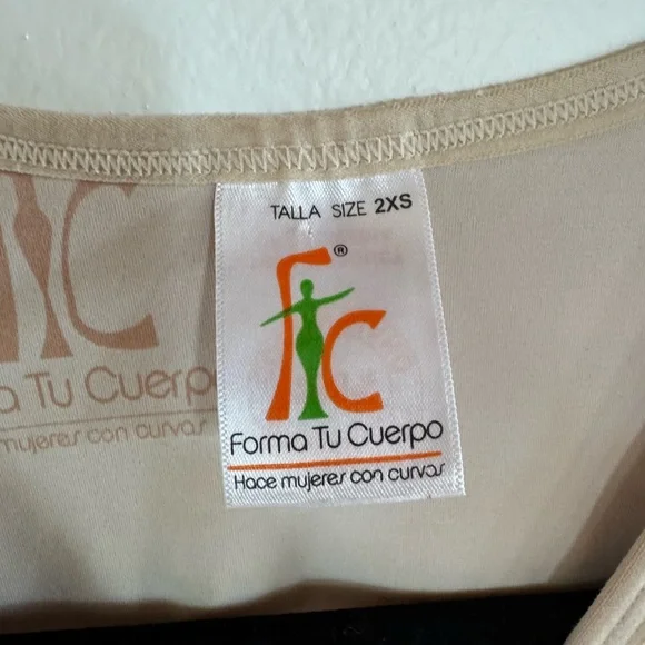 Forma Tu Cuerpo Women’s XXS Shapewear top Party Cocktail Wedding Homecoming - Picture 2 of 11